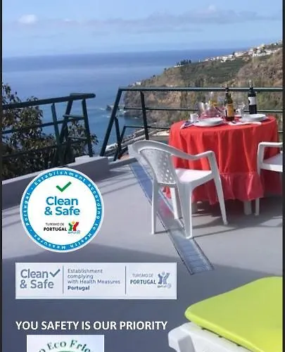 Daire Tabua Village Madeira 6 Adventure With Ocean View Ribeira Brava